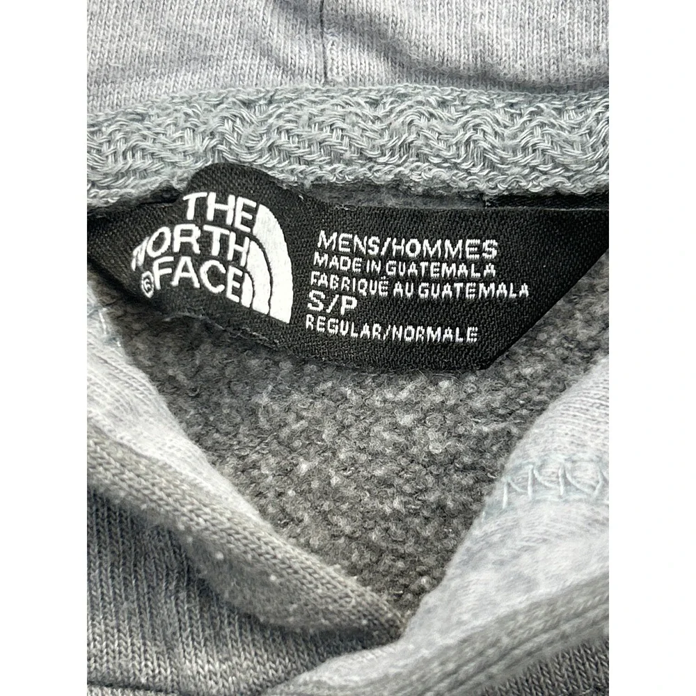 The North Face Hoodie Mens Small Grey Pullover Graphic Black‎ Logo